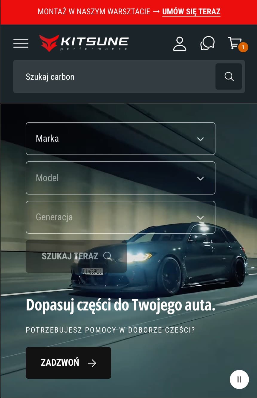 Kitsune Performance — sklep Shopify